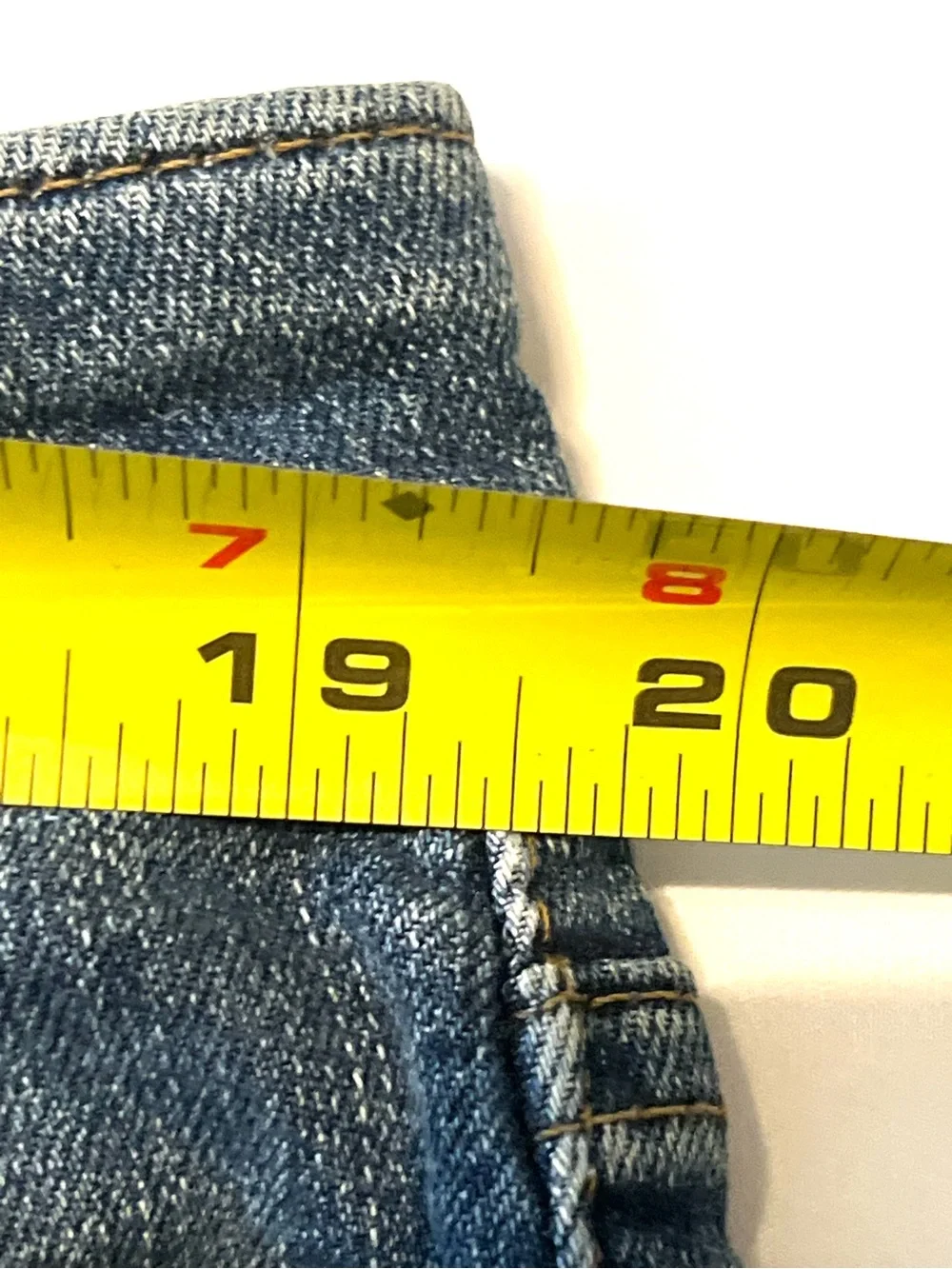 Lee Classic Mid Rise Plus‎ Size Blue Stretch Y2K Denim Shorts-20